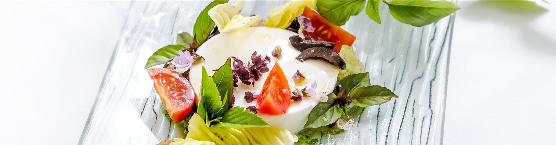 Frischkäse mit Strauchbasilikum