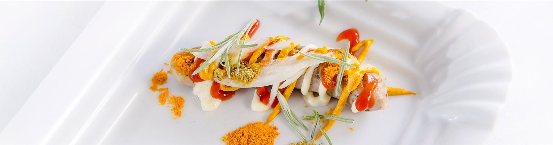 Mini-Currywurst mit Currykraut