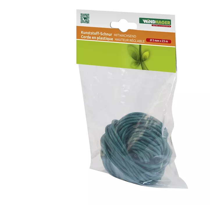 Mitwachsende Kunststoffschnur