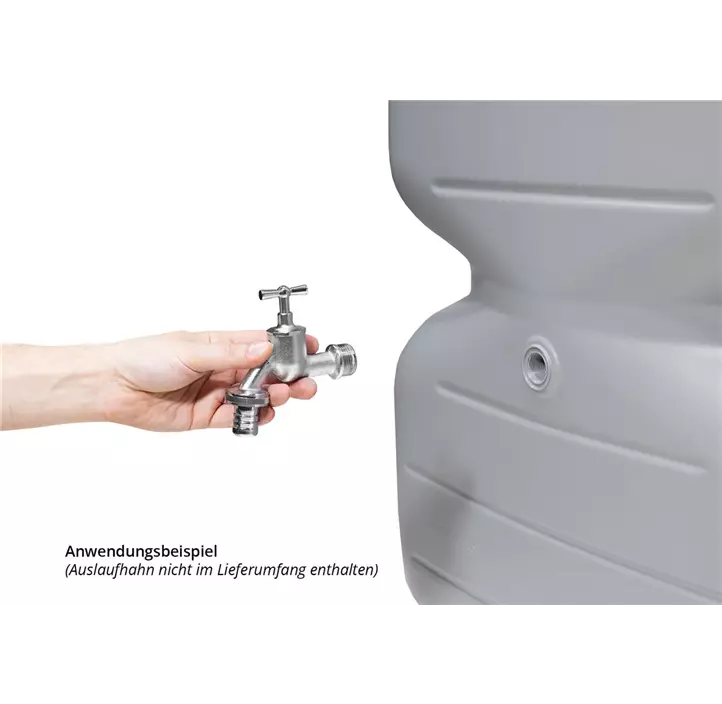 CUBUS Gartentank 700 L, betongrau