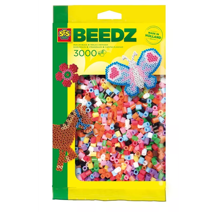 Bügelperlen Basicmix, 3000 Stk.