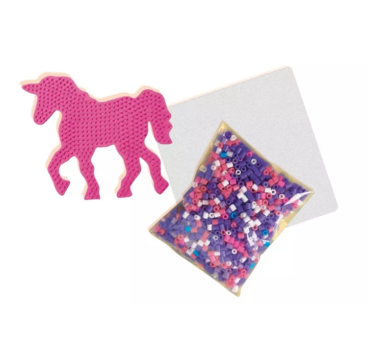 Bügelperlen Einhorn Glow in the Dark