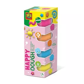 Feel good Knete - Happy, 4 Farben