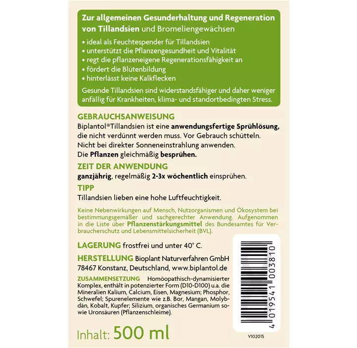 BIPLANTOL® Tillandsien anwendungsfertig