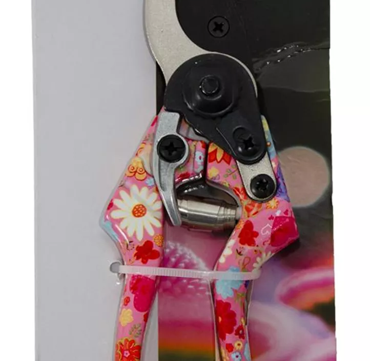 Gartenschere gemustert