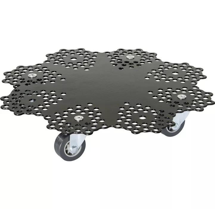 Multi Roller Blume mit gestanzten Punkten