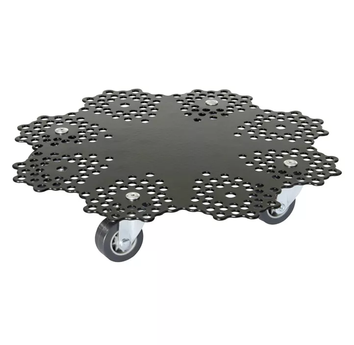 Multi Roller Blume mit gestanzten Punkten