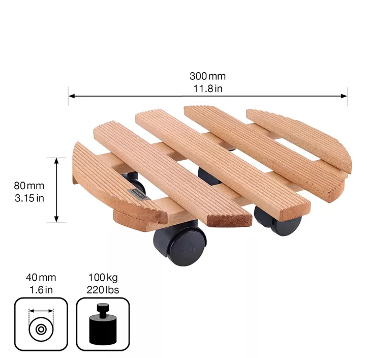 Multi Roller Country, kastanie rund