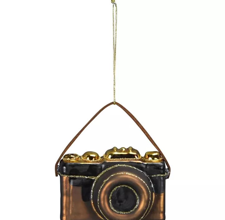 Glasfigur Fotoapparat