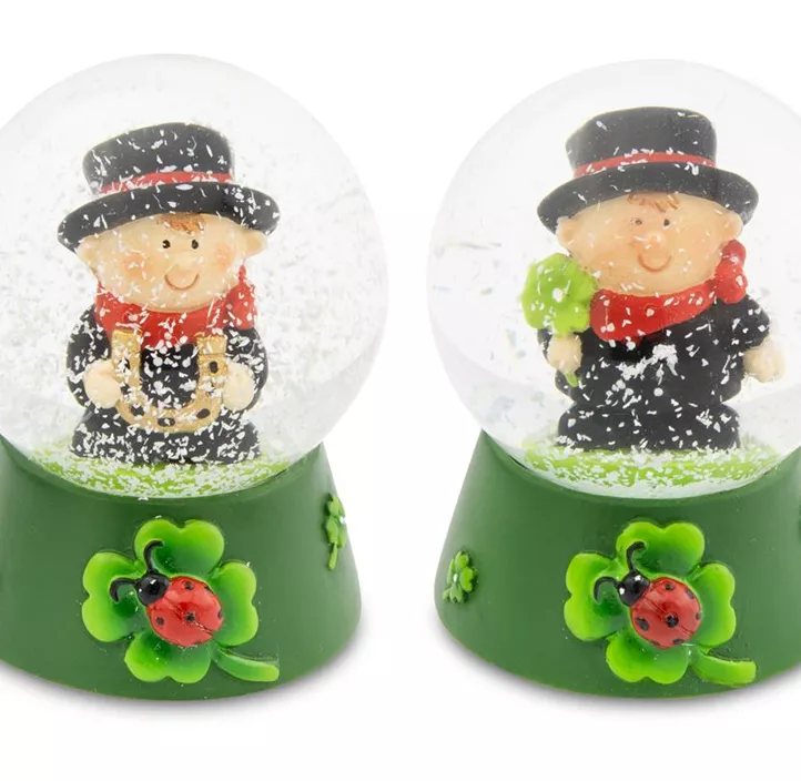 Schneekugel Glücksbringer