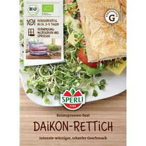 BIO Keimsprossen-Saat Daikon-Rettich