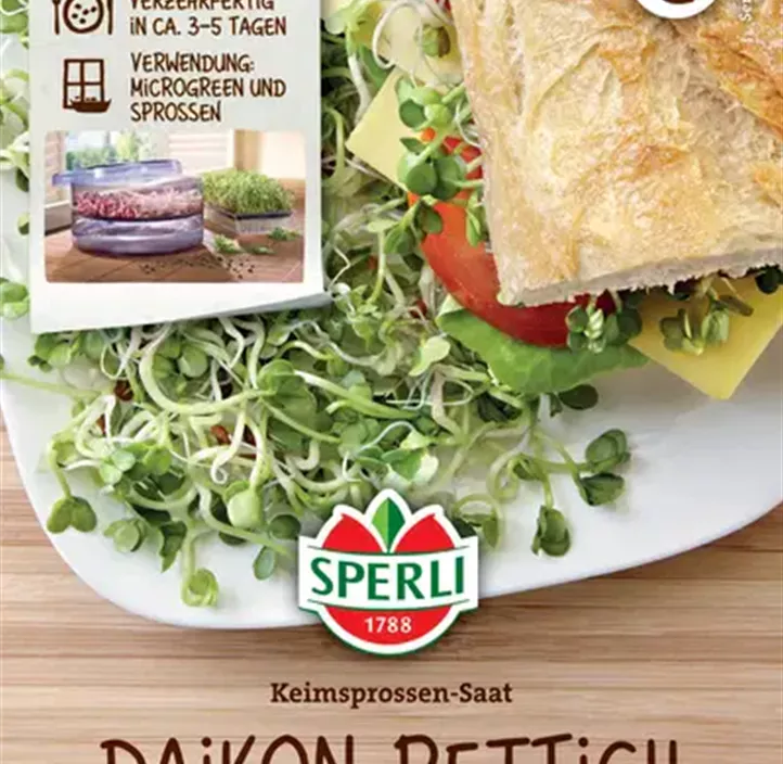 BIO Keimsprossen-Saat Daikon-Rettich