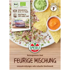 BIO Keimsprossen-Saat Feurige Mischung