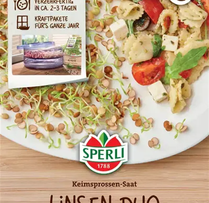 BIO Keimsprossen-Saat Linsen Duo
