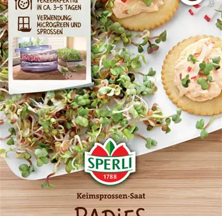 BIO Keimsprossen-Saat Radieschen