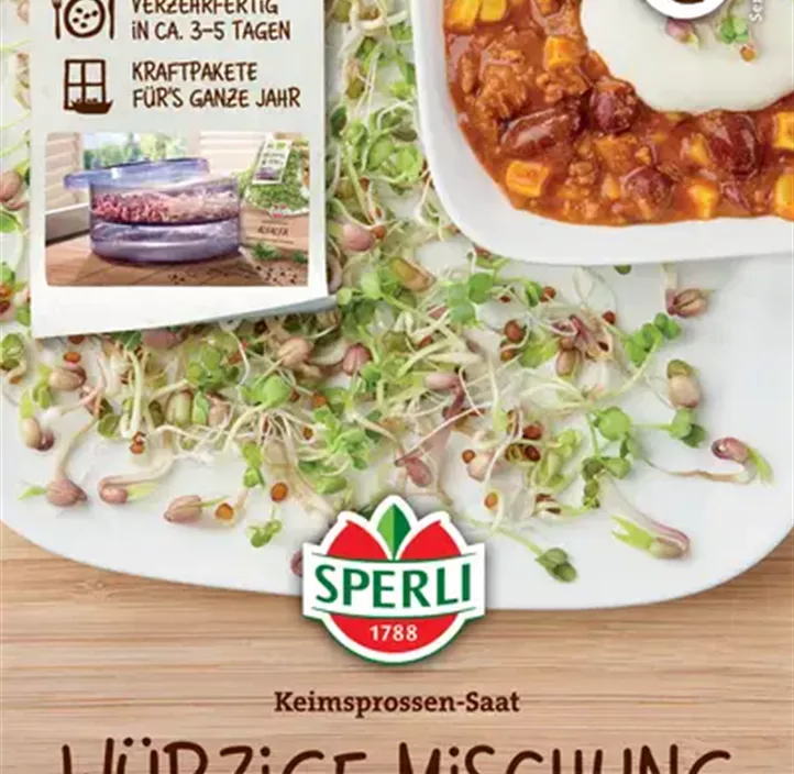 BIO Keimsprossen-Saat Würzige Mischung