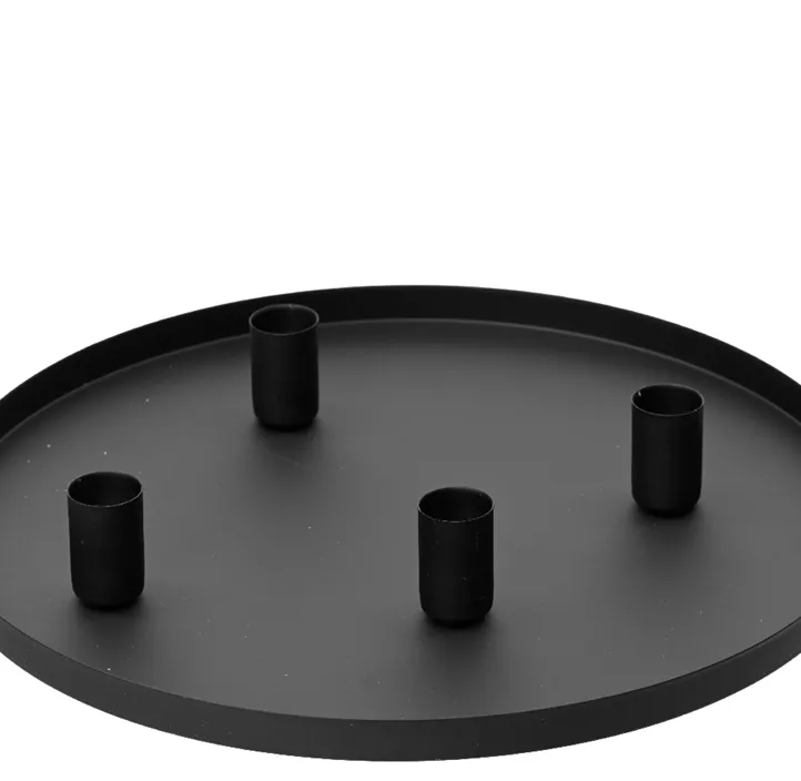 Kerzenhalter Eisen, rund