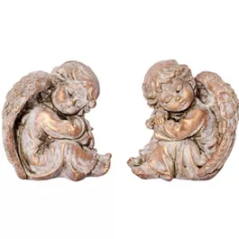 Engel sitzend seitlich