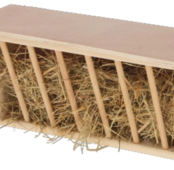 Heuraufe mit Sitzbrett