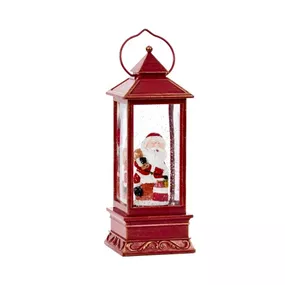 LED Laterne SnowSwirl Santa