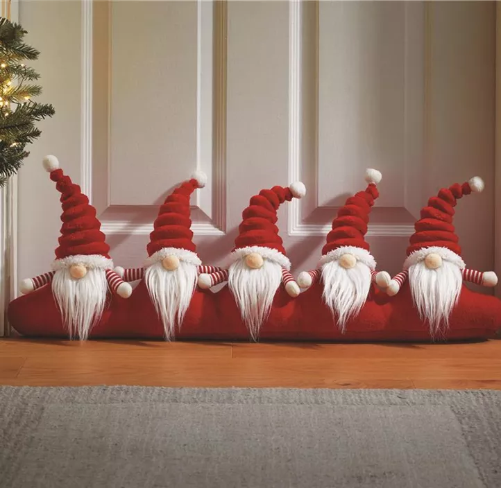 Zugluftstopper Wichtel rot