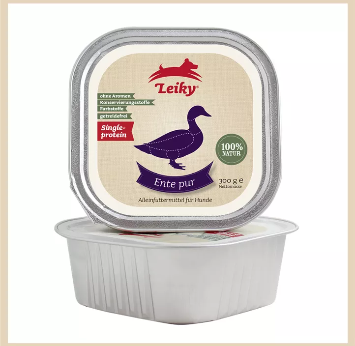 Leiky Nassfutter Ente