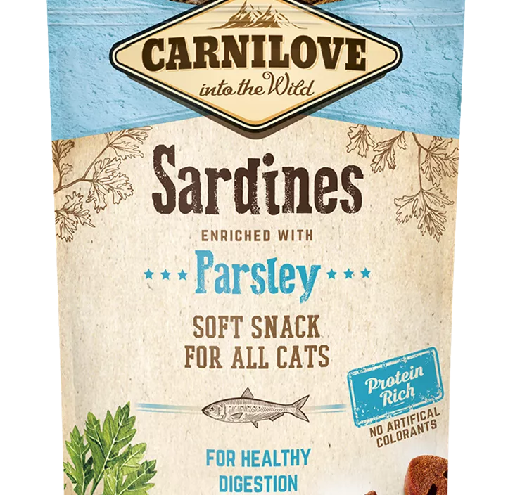 Carnilove Cat SoftSnack Sardine Petersilie