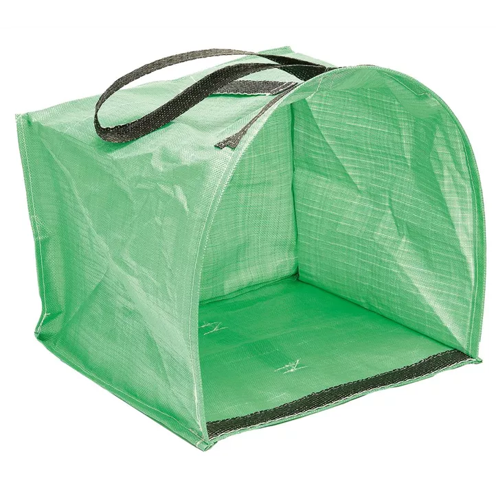 Laubsack selbststehend, halbrund mit 4 Griffe, 200Liter