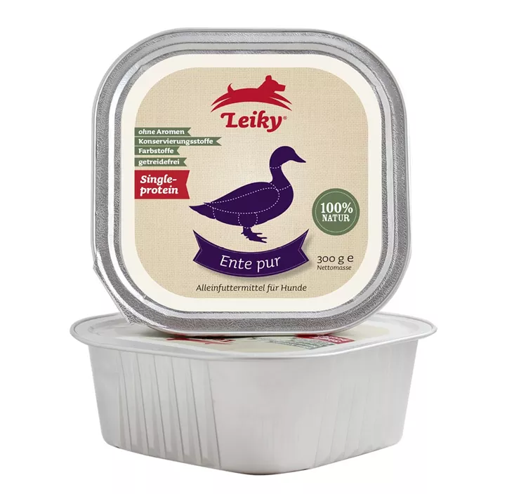 Leiky Nassfutter Ente