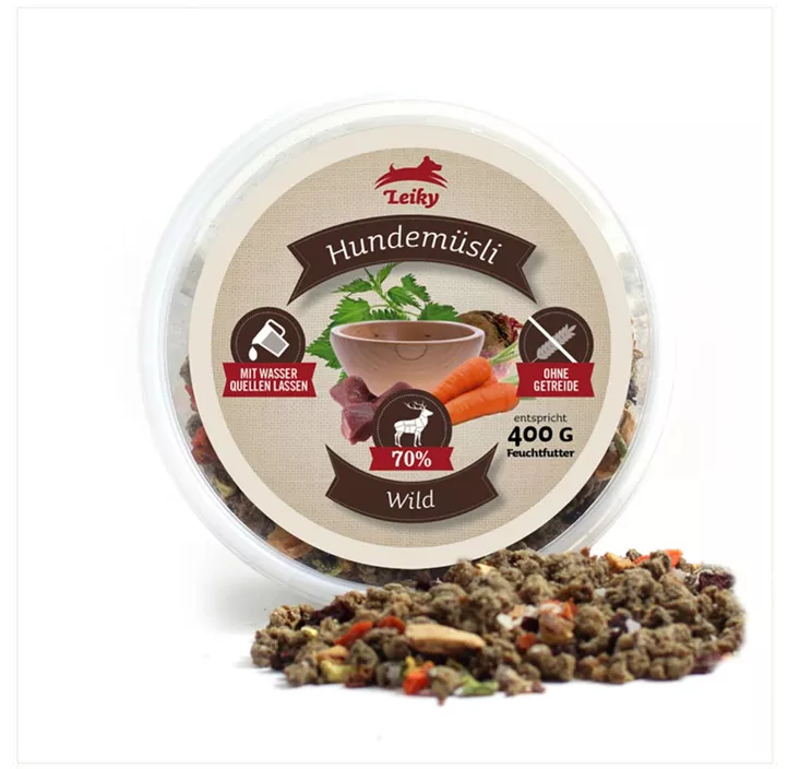 Leiky Hundemüsli Wild