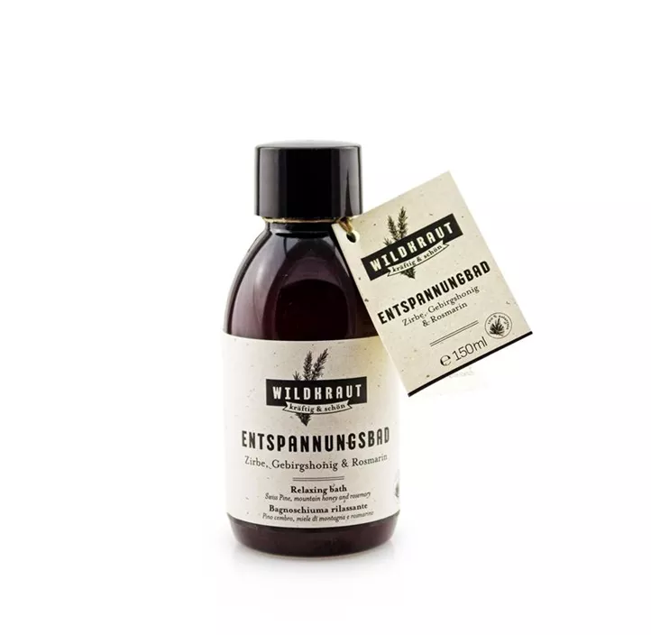 Entspannungsbad Zirbe, Gebirgshonig & Rosmarin Wildkraut