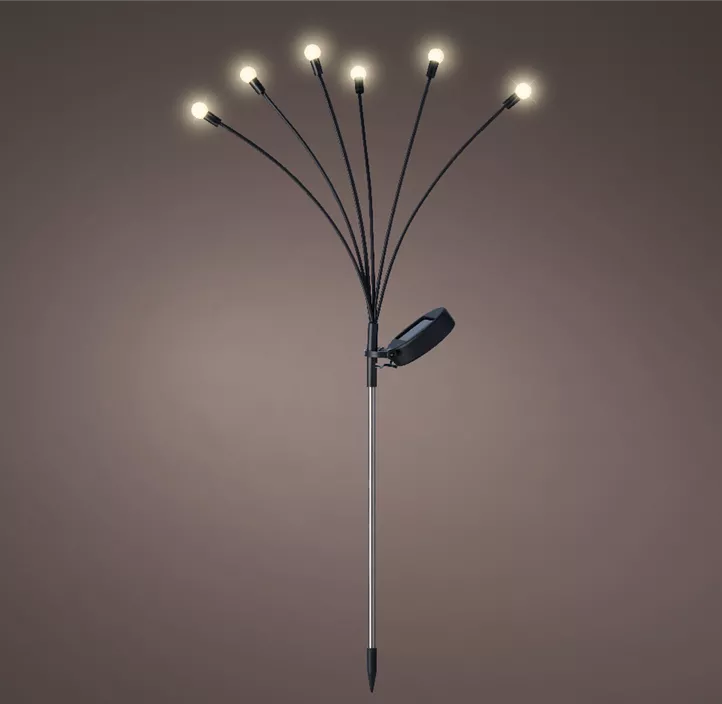 Solar bewegliche Kugeln auf Stab, 6 LED