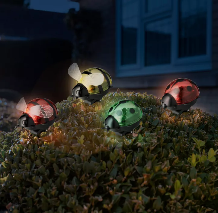 Solar Bienen und Marienkäfer