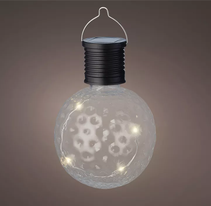 Solar Birne mit Noppenmuster