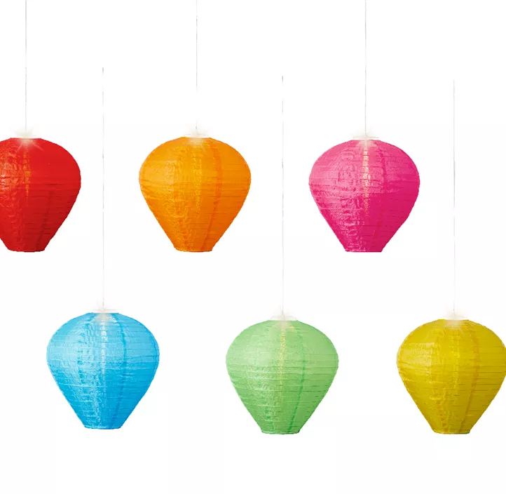 Solar Lampion, 6 Farben