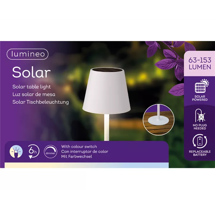 Solar Tischlampe Wilma
