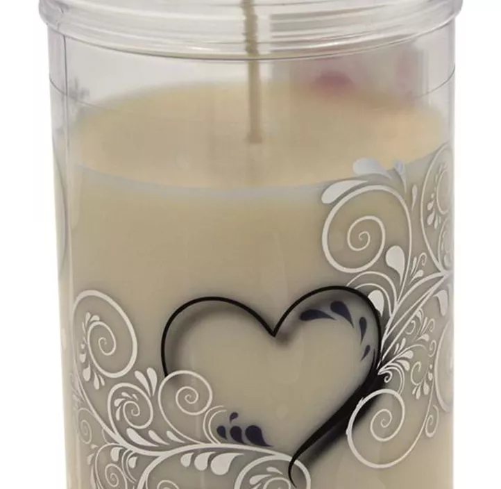 Grablicht Premium 4 Tage Motivlicht Platin transparent