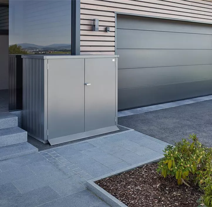 Mülltonnenbox Alex Duo quarzgrau