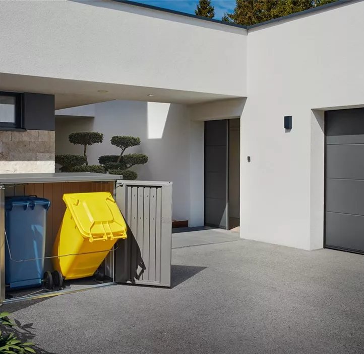 Mülltonnenbox Alex Duo quarzgrau