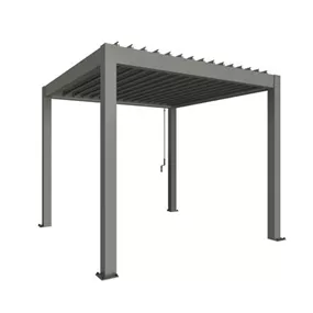 Pergola 3 x 3 quarzgrau