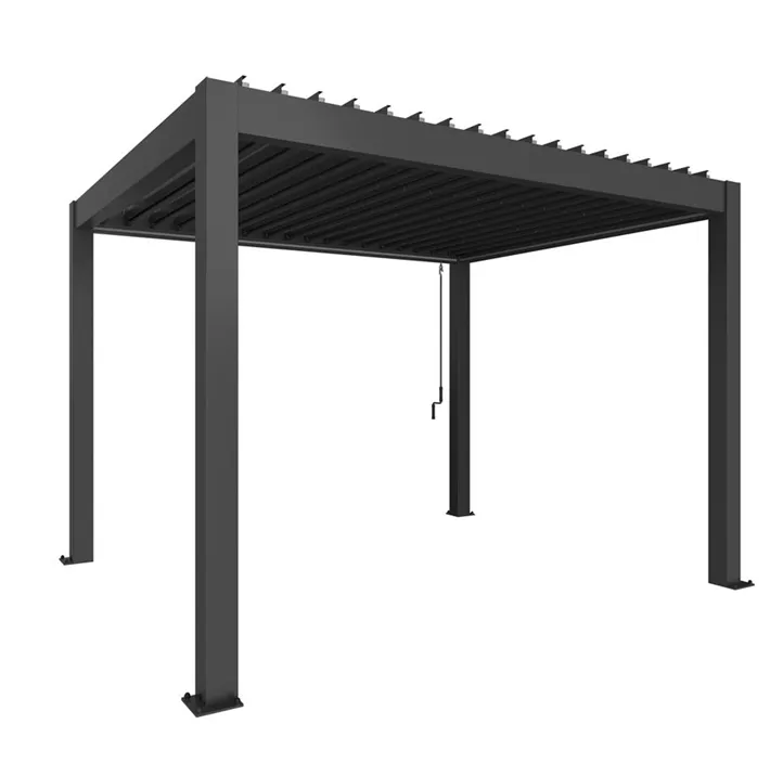 Pergola 3 x 3,5 dunkelgrau