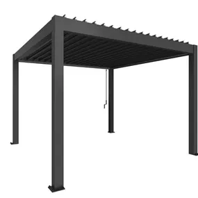 Pergola 3,5 x 3,5 dunkelgrau