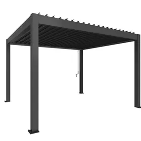 Pergola 4 x 3,5 dunkelgrau