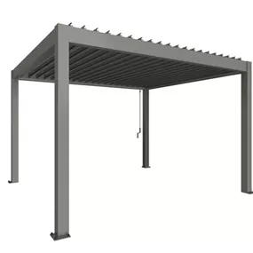 Pergola 4 x 3,5 quarzgrau