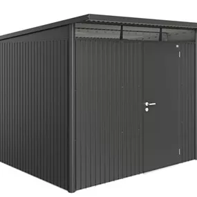 Gerätehaus AvantGarde A7 dunkelgrau mit Standardtür