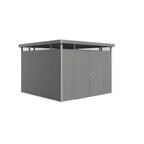 Gerätehaus HighLine H6 quarzgrau, Doppeltür