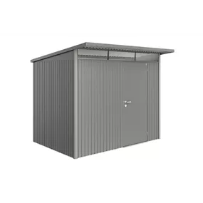 Gerätehaus AvantGarde A5 quarzgrau mit Standardtür