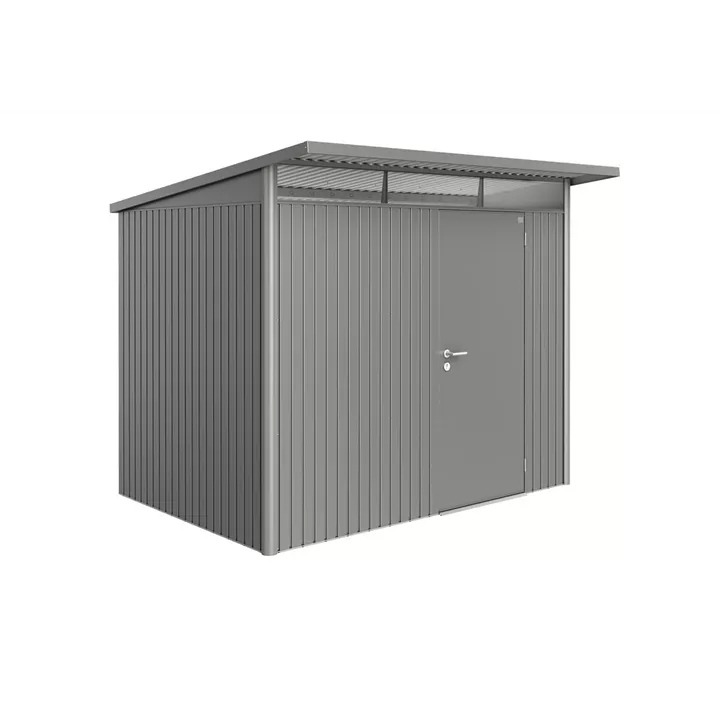 Gerätehaus AvantGarde A5 quarzgrau mit Standardtür