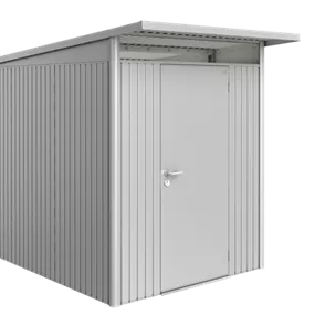 Gerätehaus AvantGarde A3 silber mit Standardtür