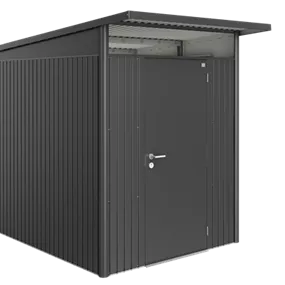 Gerätehaus AvantGarde A4 dunkelgrau mit Standardtür